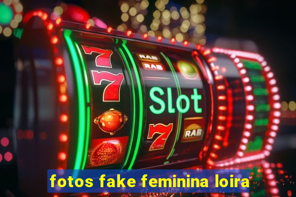 fotos fake feminina loira